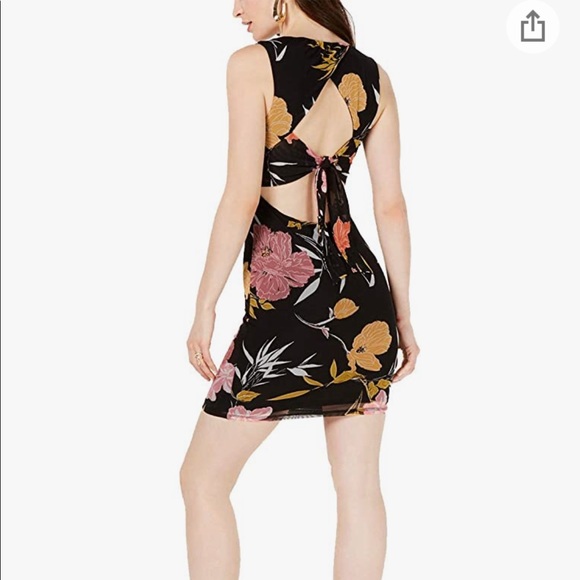 GUESS NWT Gabrielle ruched cutout dress size small 👗 - Picture 3 of 14